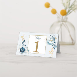 Blue und Gold Food Tags