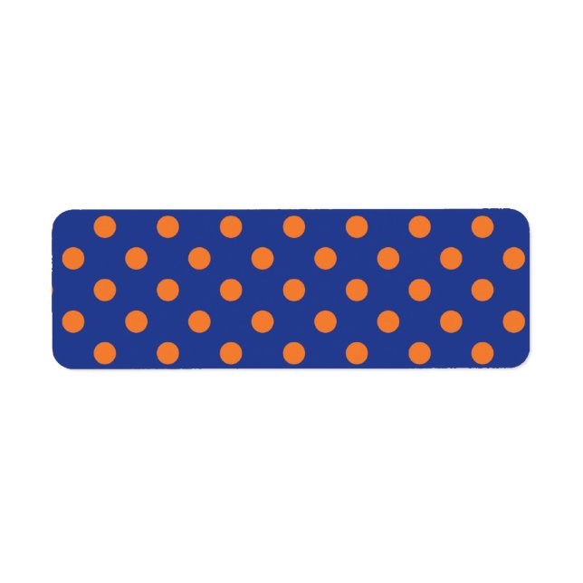 Blue und Orange Polka Dots (Vorne)