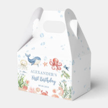 Blue Under The Sea Ocean Animals Birthday