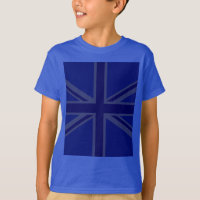 Blue Union Jack British Flag Design