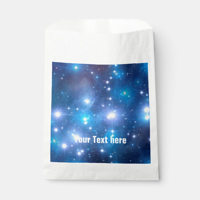 Blue Universe Stars + Ihre Ideen Geschenktütchen (Vorderseite)
