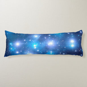 Blue Universe Stars + Ihre Ideen Seitenschläferkissen