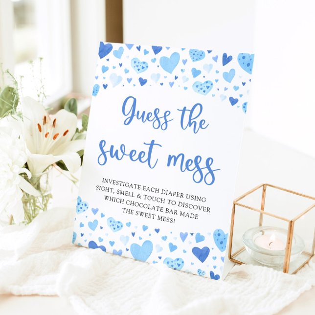 Blue Valentine Raten Sie das Sweet Mess Baby Game Sockelschild (Von Creator hochgeladen)