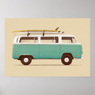 Blue Van   Florent Bodart Poster