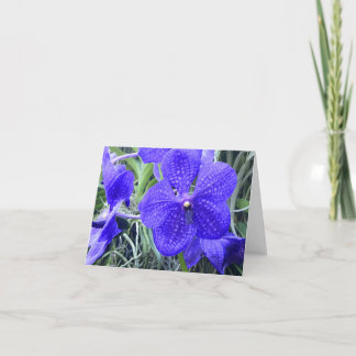 Blue Vanda Orchids All Purpose Grußkarte Dankeskarte