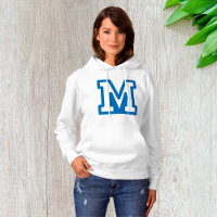Blue Varsity Letter M Monogram