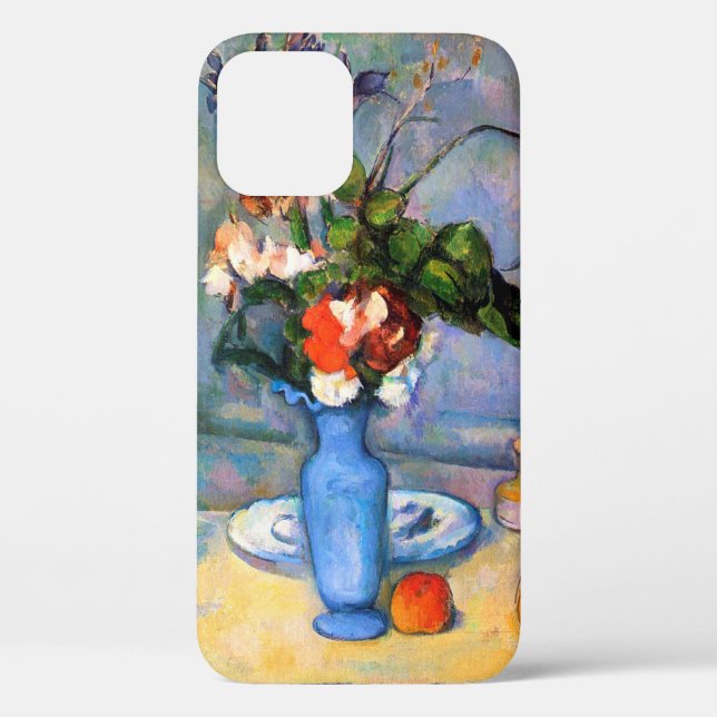 Blue Vase Blume, Paul Cezanne Case-Mate iPhone Hülle (Rückseite)
