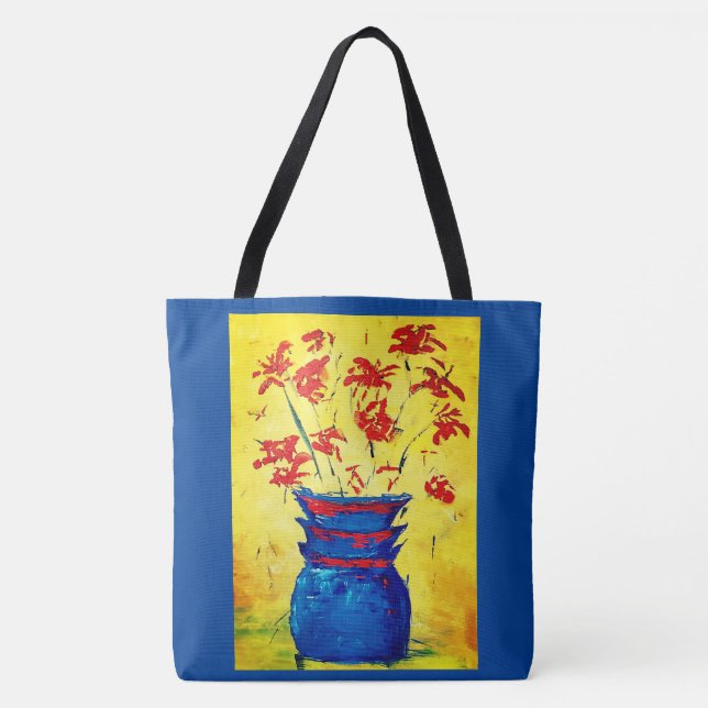 Blue Vase-Tasche (Vorderseite)
