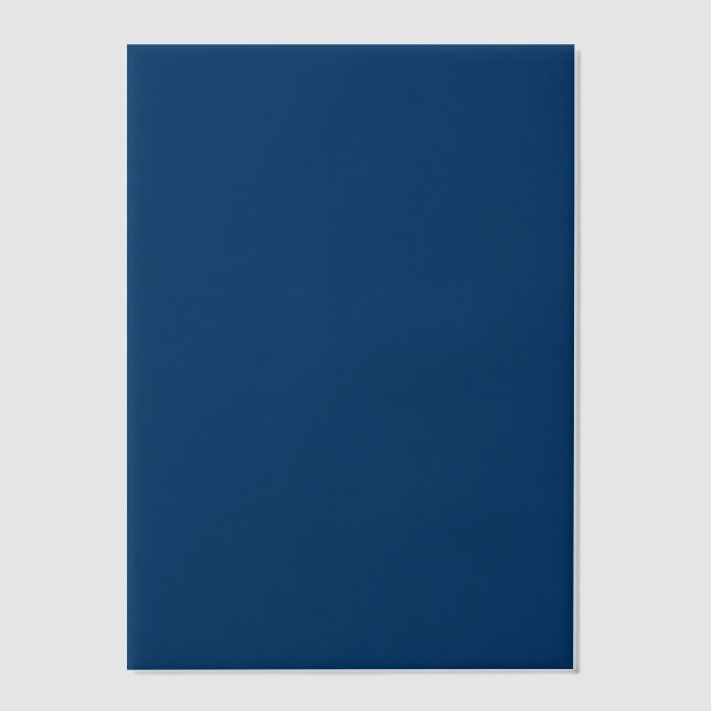 Blue Vellum Overlay Mitternacht - elegant (Vorderseite)