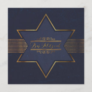 Blue Velvet Kneipe Mitzvah Invitation Einladung