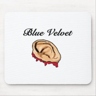 Blue Velvet Movie Ear Art Sticker Mousepad