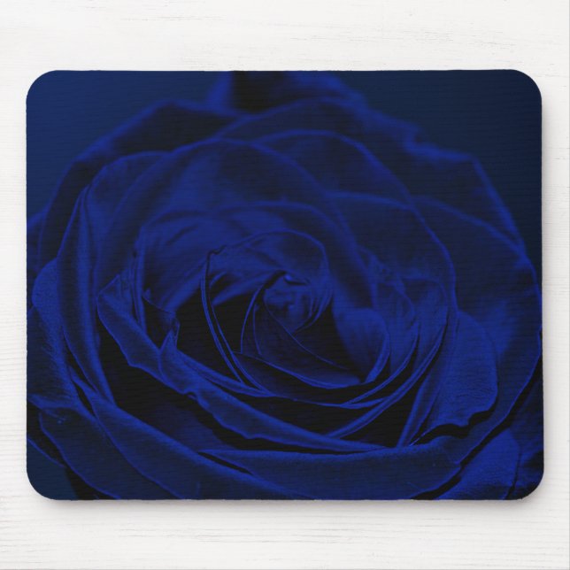Blue Velvet Rose.jpg Mouse Pad Mousepad (Vorne)
