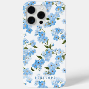 Blue Vergiss mich nicht personalisiert iPhone Fall Case-Mate iPhone Hülle