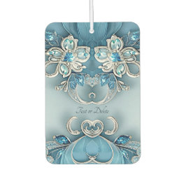 Blue Verziert Floral Air Freshener Autolufterfrischer