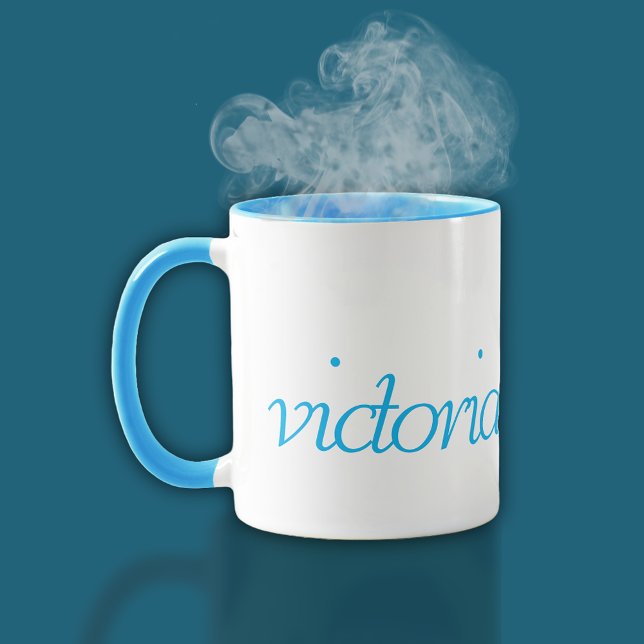 Blue Victoria Tasse (Von Creator hochgeladen)