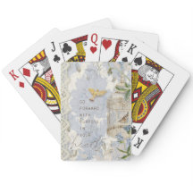 Blue Viktorianisch Classic Playing Cards