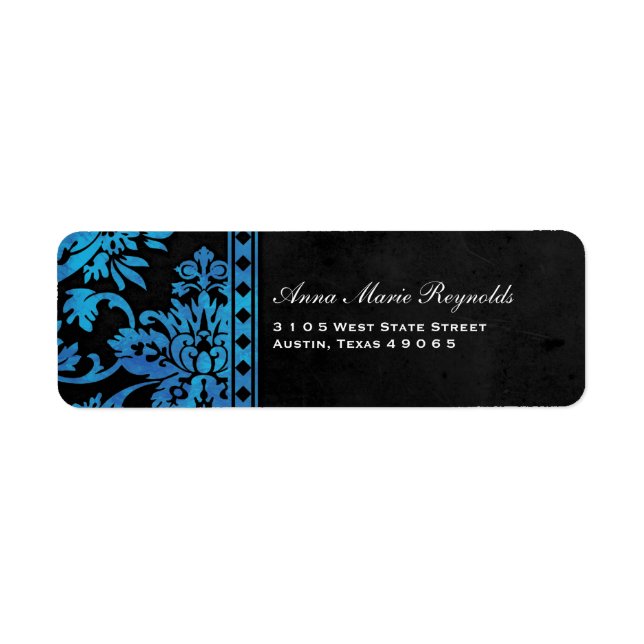 Blue Vintag Damask Lace Extravagant (Vorne)