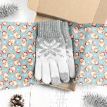 Blue Vintag Watercolor Weihnachten Seidenpapier<br><div class="desc">Lassen Sie sich verzaubern mit diesem Vintagen Weihnachtswaschpapier des Weihnachtsmanns in einem festlichen Charme. Dieses Tissue Paper mit einem sich wiederholenden Muster klassischer Santa Illustrationen fügt Ihrer Urlaubsumhüllung eine nostalgische Touch hinzu. Die Aquarellgestaltung vor dem Hintergrund des Feiertages verleiht einem Retro-Look, aber auch ein raffiniertes Aussehen, das Ihre Geschenke unter...</div>