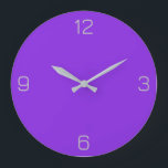 Blue Violet 8A2BE2 Farbe - Option Name hinzufügen Große Wanduhr<br><div class="desc">Fügen Sie einen Namen, Initialen oder Text hinzu, oder behielt Sie die Farbe alleine. Farbkoordinaten mit anderen Elementen des Ladens basierend auf dem Namen und dem HEX-Code (sechsstellige Hex-Triole). Verwenden Sie diesen Code, um andere Elemente zu mischen, zu ergänzen und anzupassen, um diese zu ergänzen oder um anderen Auflistungen hinzuzufügen....</div>