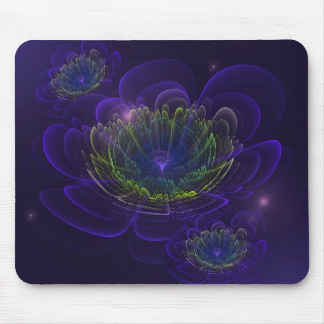 Blue Violet Corolla Blume Mousepad (Vorne)