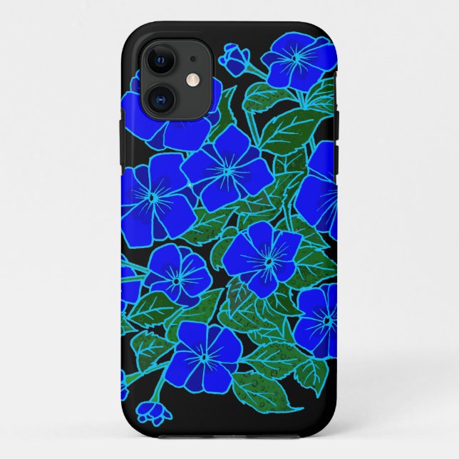 Blue Violets #1 Case-Mate iPhone Hülle (Rückseite)