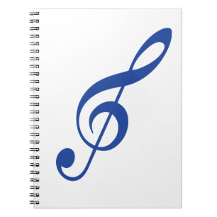 Blue Violin-Taste Notizblock