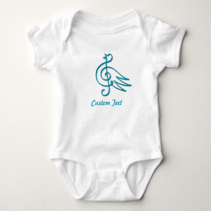Blue Vogel Music Baby Body Strampler