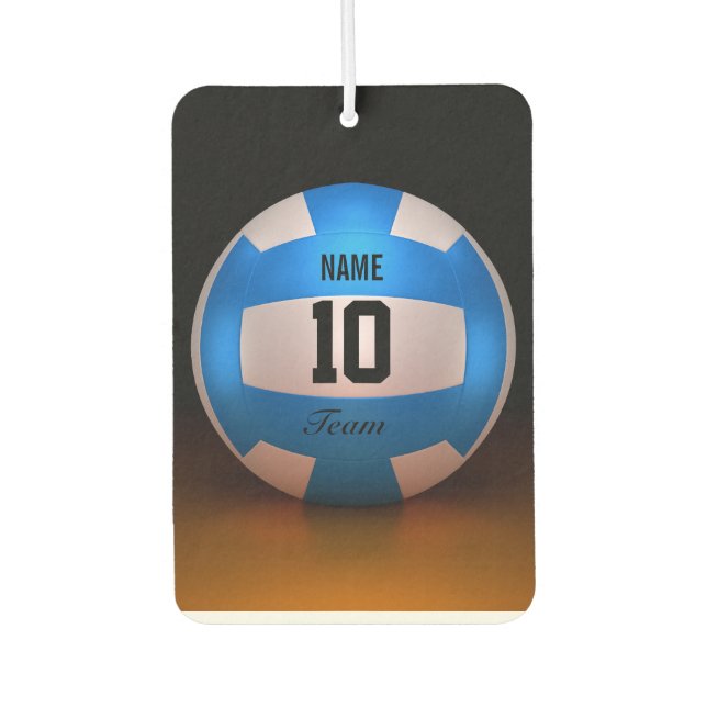 Blue Volleyball Autolufterfrischer (Vorderseite)