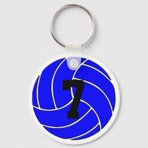 Blue Volleyball Schlüsselanhänger (Schlüsselring)