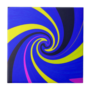 Blue-Vortex Fliese