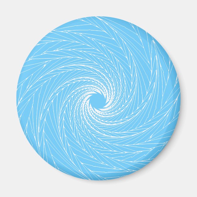 Blue Vortex Magnet (Vorne)