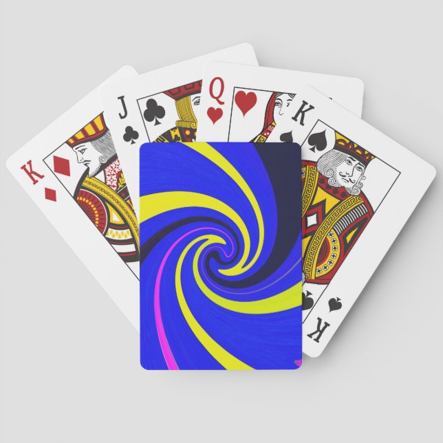 Blue-Vortex Spielkarten (Rückseite)