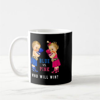 Blue Vs Pink Boxen Bies Geschlecht Enthüllung Part Kaffeetasse