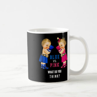 Blue Vs Pink Boxing Babies Gender Reveal s Kaffeetasse