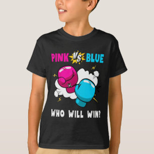 Blue Vs Pink, der das Party Boxi für Gender gewinn T-Shirt