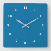 Blue Wall Clock - Individuelle Farben für Ihr eige