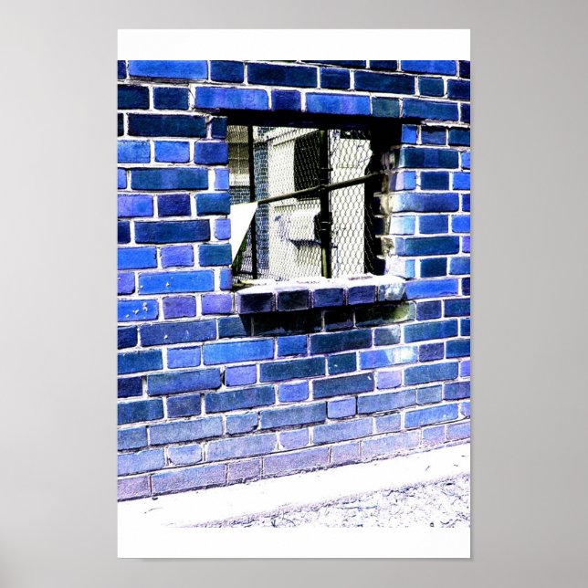 Blue Wall Poster (Vorne)