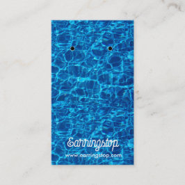 Blue Water Design Earring Cards Visitenkarte
