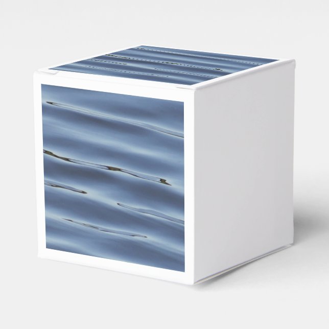 Blue Water Favor Box Geschenkschachtel (Vorderseite)
