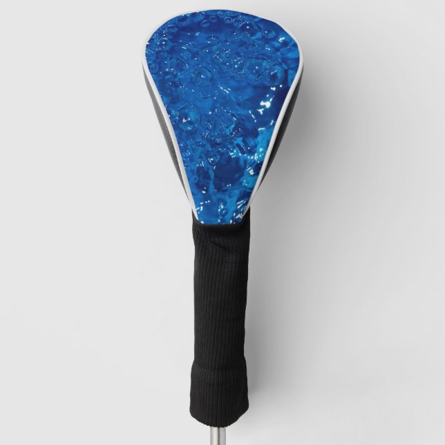Blue water golf headcover (Vorderseite)