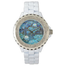 Blue Water Lilies by Monet