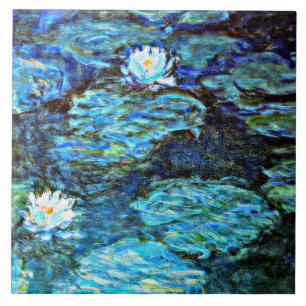 Blue Water Lilies by Monet Fliese