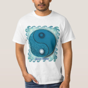 Blue Water Yin Yang T-Shirt