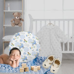 Blue Watercolor Baby Boy Kinderzimmer Dekoration Rundes Kissen<br><div class="desc">Ein süßer Junge rund um das dekorative Kissen des Kinderzimmers. So süß zu mischen und mit anderen ähnlichen Mustern in unserem Shop. Babyblöcke,  Babywagen und andere niedliche Dinge,  die mit Babys zu tun haben,  sind das Muster. Ideal auch für dieses spezielle Baby Boy Duschgeschenk.</div>