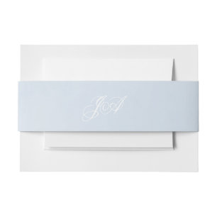 Blue Watercolor Bezaubernde Cloudscape Hochzeit Einladungsbanderole