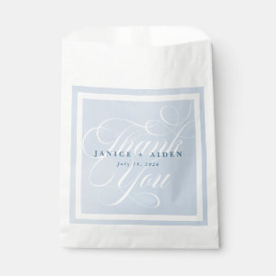 Blue Watercolor Bezaubernde Cloudscape Hochzeit Geschenktütchen