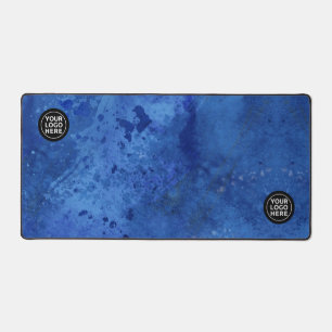 Blue Watercolor Desk Mat Mouse Pad Schreibtischunterlage