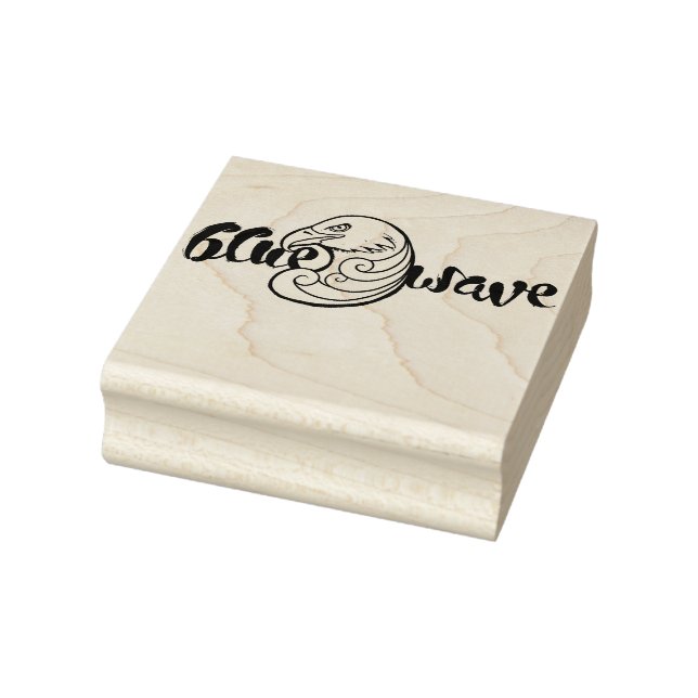 Blue Wave 2020 USA Gummistempel (Stempel)