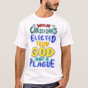 Blue Wave 2024: Als die Christen Trump zum Gott ge T-Shirt