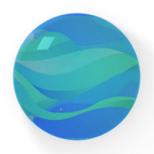 Blue Wave Abstrakt
